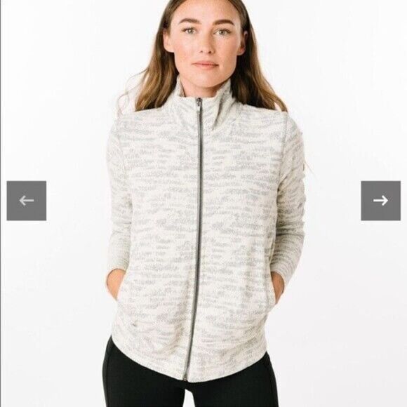 ZYIA ACTIVE COTTON BLEND JACKET SIZE MEDIUM EEEUC - Picture 3 of 7